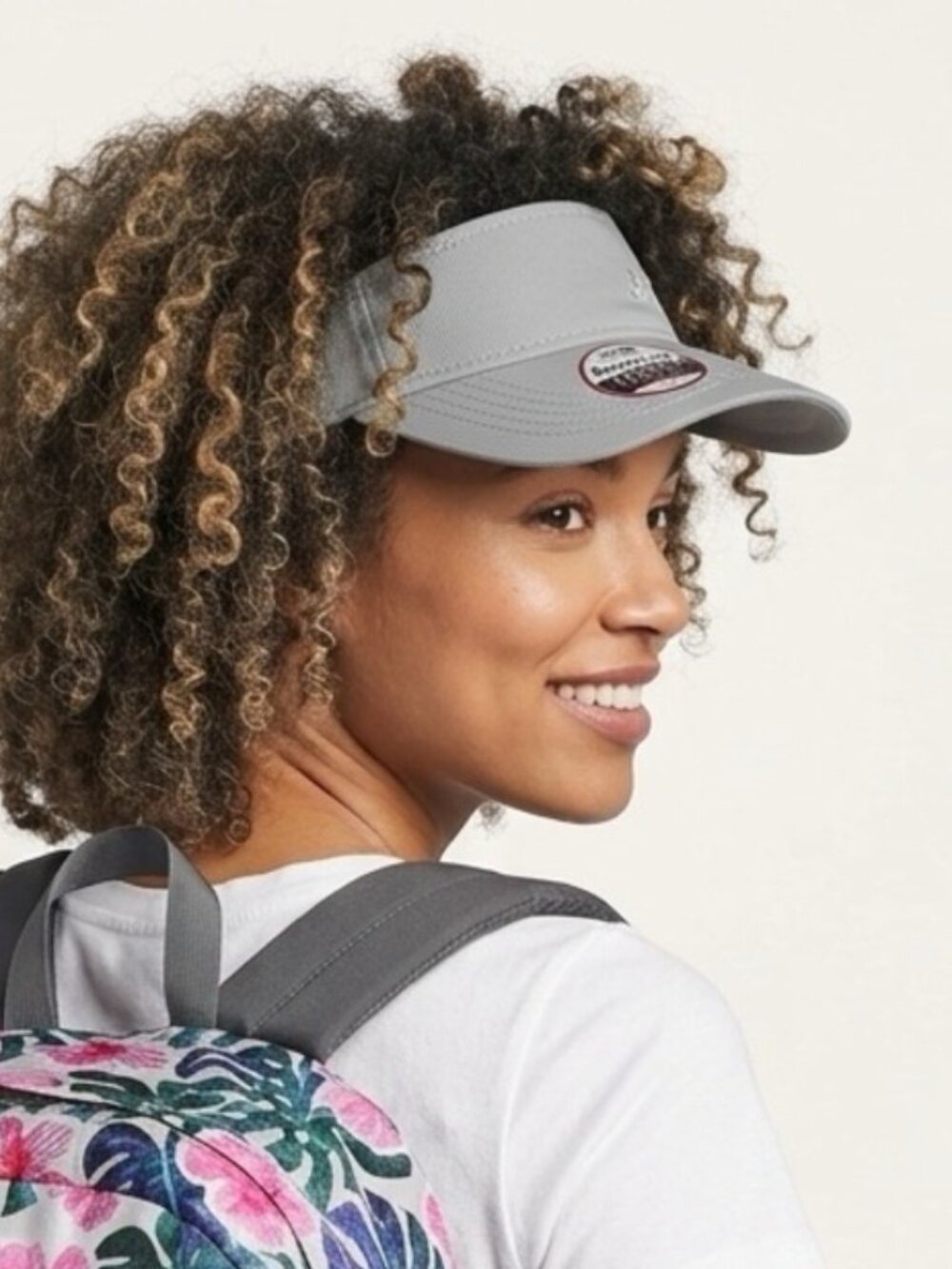 Imperial Visor Hat Women's Size O/S Blue Embroidery Sea Sun Summer Accessories